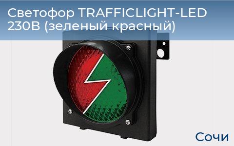 Светофор TRAFFICLIGHT-LED 230В (зеленый+красный), sochi.doorhan.ru