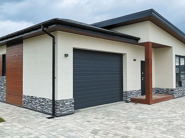 Cекционные ворота 3100х2700 мм антрацитовые DoorHan RSD02, sochi.doorhan.ru